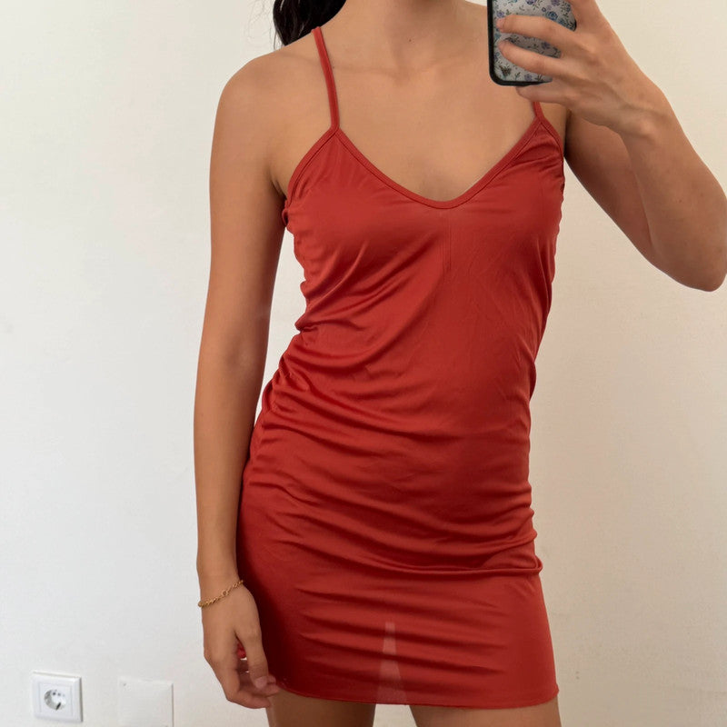 silky mini dress