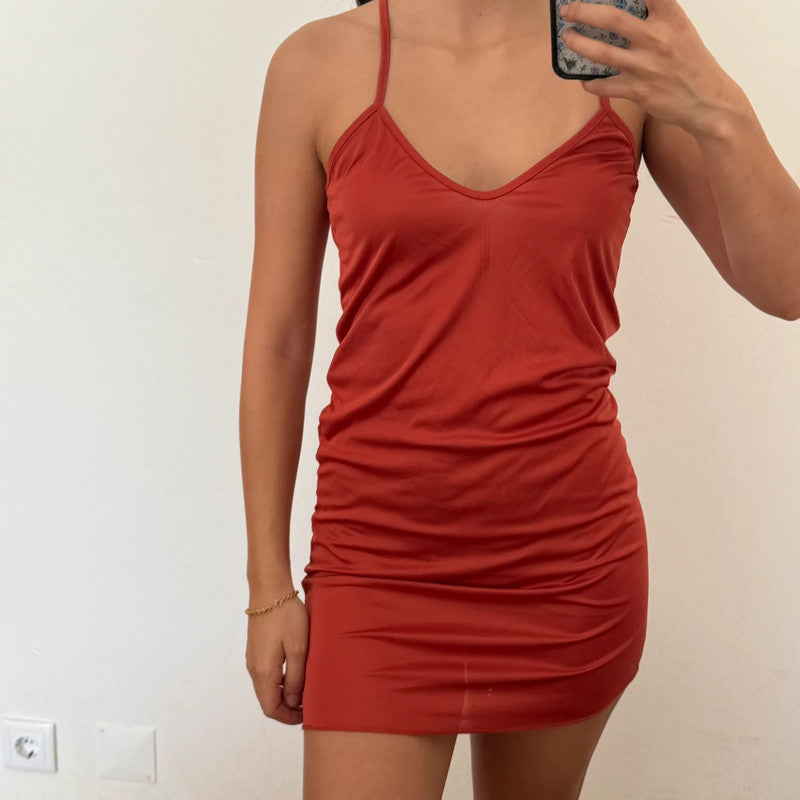 silky mini dress