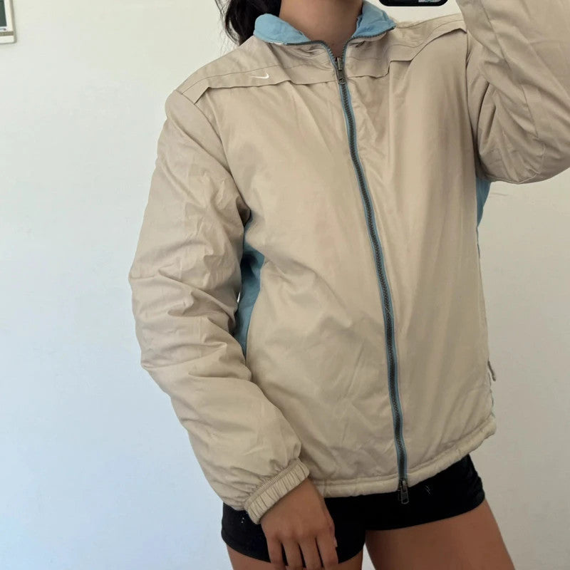 nike vintage reversible sporty puffer jacket