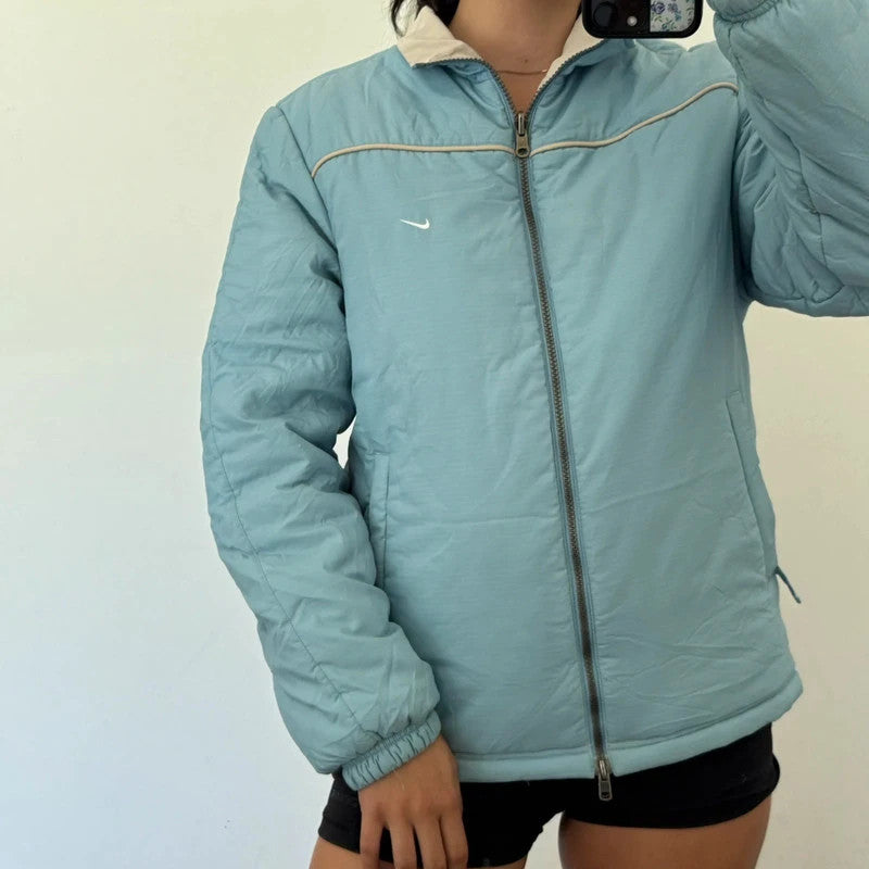 nike vintage reversible sporty puffer jacket