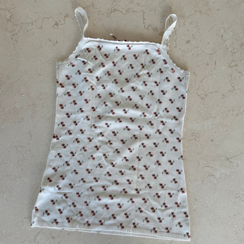 guess cherry print cami top