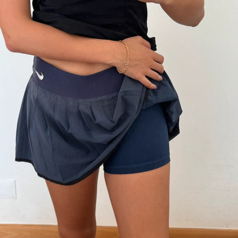 nike athletic sporty pleated mini tennis skirt