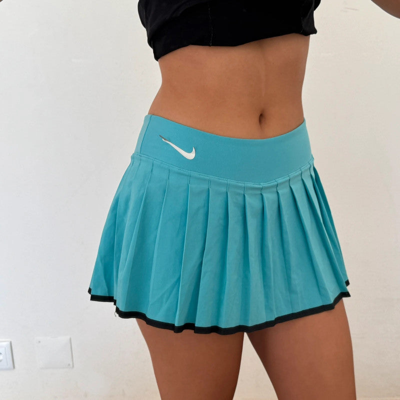 nike athletic sporty pleated mini tennis skirt