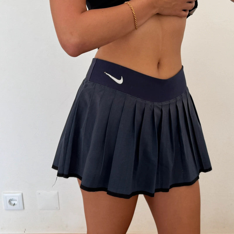 nike athletic sporty pleated mini tennis skirt