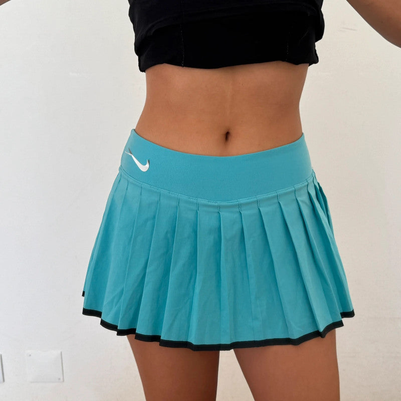 nike athletic sporty pleated mini tennis skirt