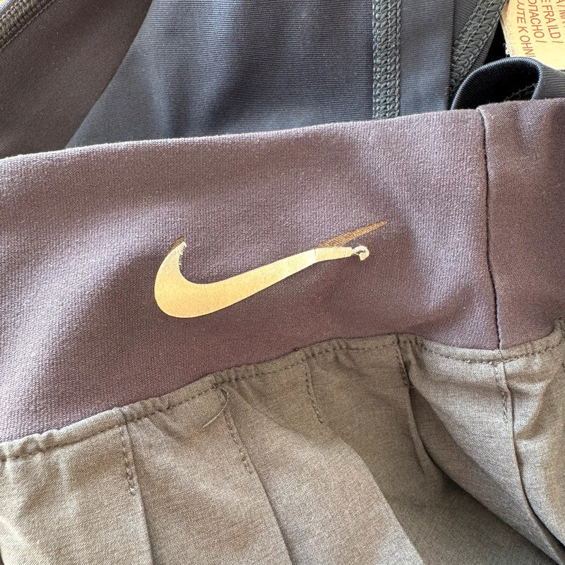 nike athletic sporty pleated mini tennis skirt