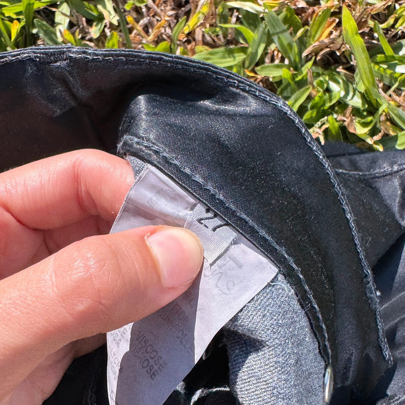 vintage y2k low rise silky jeans