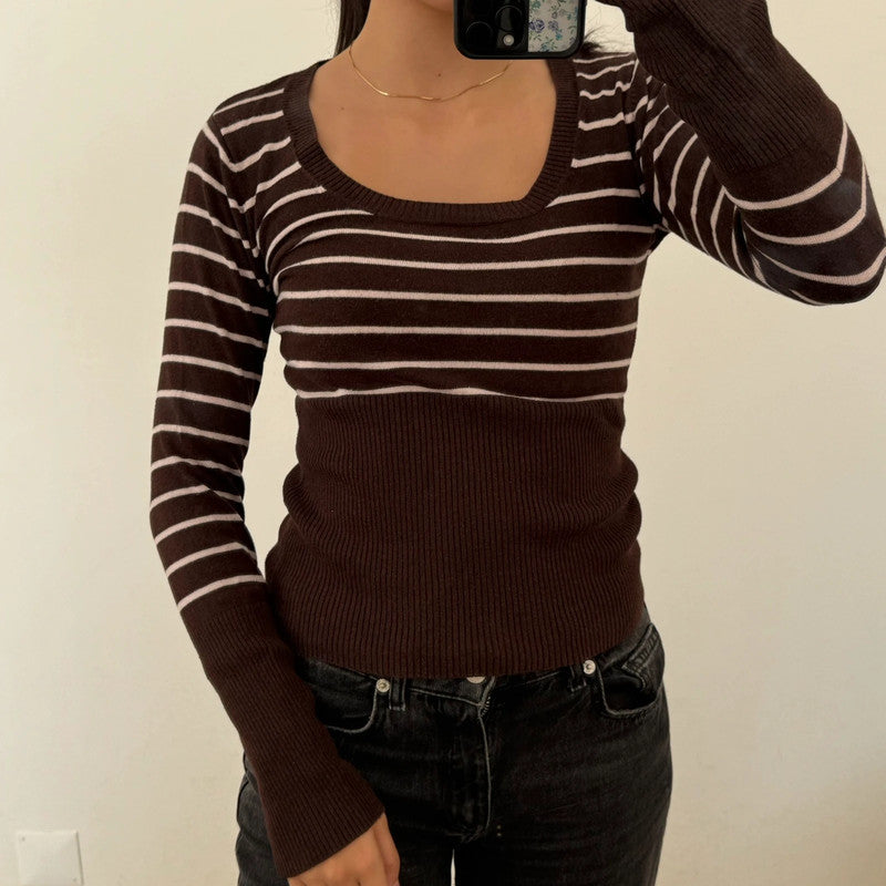 striped sweater